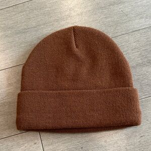 Brown Knit Beanie